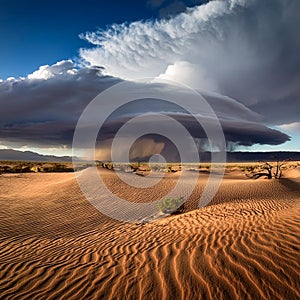 hurricane in America, AI generated