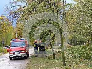 Hurikán v mesto 