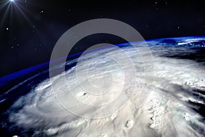 Hurricane on Earth