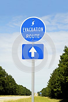 Hurikán evakuace trasa 