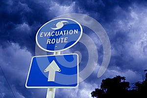 Hurikán evakuácia 