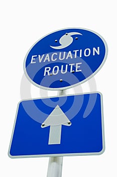 Hurricane Evacuation Sign