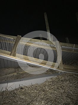 Hurricane Force Winds Twist Beach Access Walkway Into Corkscrew