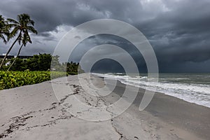 Hurricane Idalia from Naples Beach
