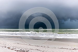 Hurricane Idalia from Naples Beach