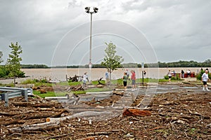 Hurricane Irene aftermath in the Philadelphia area