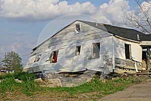Hurricane Katrina Damange in Ninth Ward photo