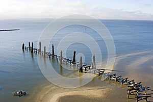 Hurricane Katrina Vs. Fishing Pier