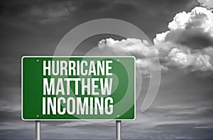 Hurricane Matthew incoming