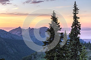 Hurricane Ridge Sunset