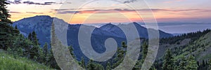 Hurricane Ridge Sunset Panorama