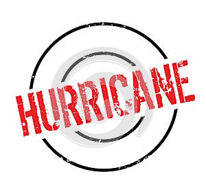 Hurricane rubber stamp