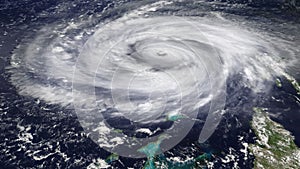 Hurricane Satellite View (HD)