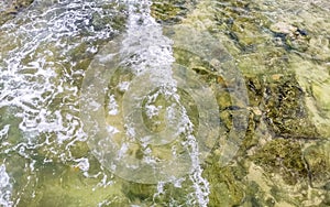 Hurricane thunderstorm tropical storm rock water wave texture pattern Mexico