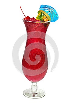 Hurricane Tropical Drink, Isolated