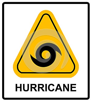 Hurricane Warning Sign