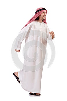Hurring arab man