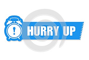 Hurry up sticker - sale label