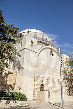 The Hurva Synagogue, is a historic synagogue located in the Jewish Quarter