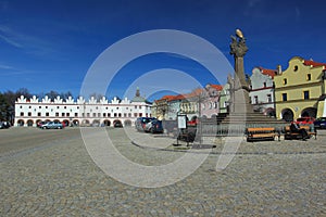 Hus square in Nove Mesto nad Metuji