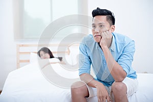 Husband unhappy and disappointed