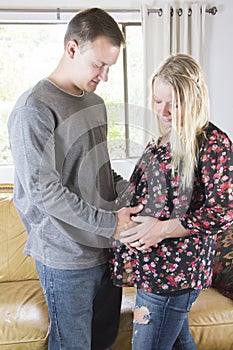 Husband and Wife Expecting Newborn