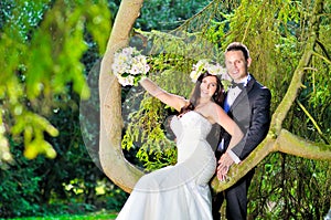 Husband and wife at the palace