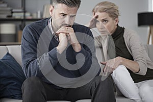 Husband and wife in therapy