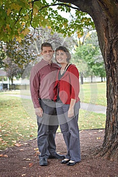 Husband and Wife Under a Tree