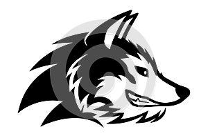 Husky dog icon.