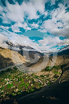 Hussaini Village Gojal Hunza Valley Gilgit Baltistan Pakistan