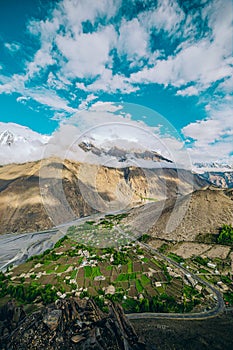 Hussaini Village Gojal Hunza Valley Gilgit Baltistan Pakistan