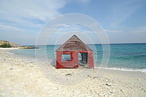 Hut on the beach