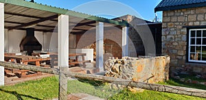 Hut braai stoep old architecture