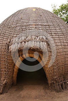 Hut entrance