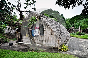 Hut in Ireupuow village