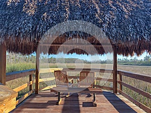 hut in the marsh