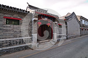 Hutong and allery street in Beijing