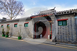 Hutong and allery street in Beijing