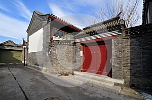 Hutong and allery street in Beijing