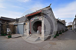 Hutong and allery street in Beijing