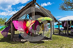 Huts at Champagne Bay, Vanuatu