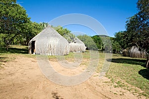 Huts in Mozambique