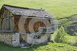 Huts in the Vals valley
