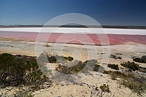 Hutt Lagoon. Port Gregory. Western Australia. Australia