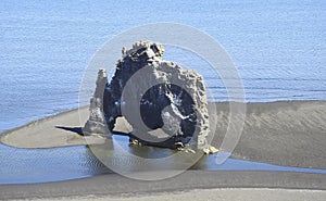 Hv tserkur, basaltic outcrop, Vatnsnes peninsula, Vestra, Nor urland, Iceland