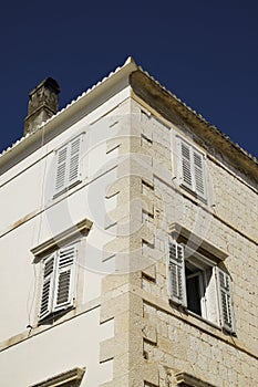 Hvar architecture and narow streets