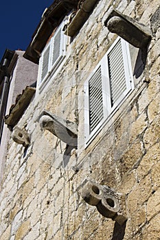 Hvar town architecture and details