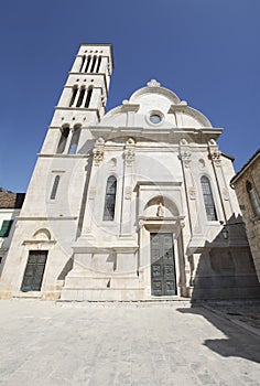 Hvar town old church or cathedral