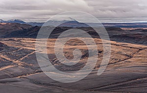 Hverfjall also known as Hverfell. Iceland. Landscape